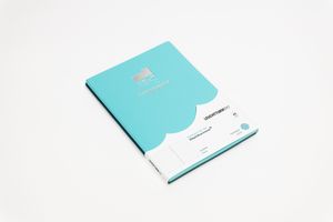 Product photo »Jottbook Double A5 Aqua Elbphilharmonie«