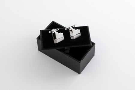 Product photo »Cufflinks Silhouette Elbphilharmonie«