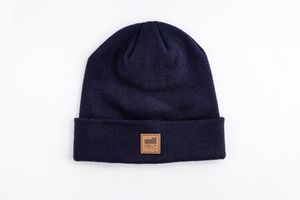 Produktabbildung »Elbphilharmonie Beanie Logo Navy«