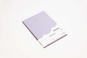 Product photo »Jottbook Double A5 Lilac Elbphilharmonie«