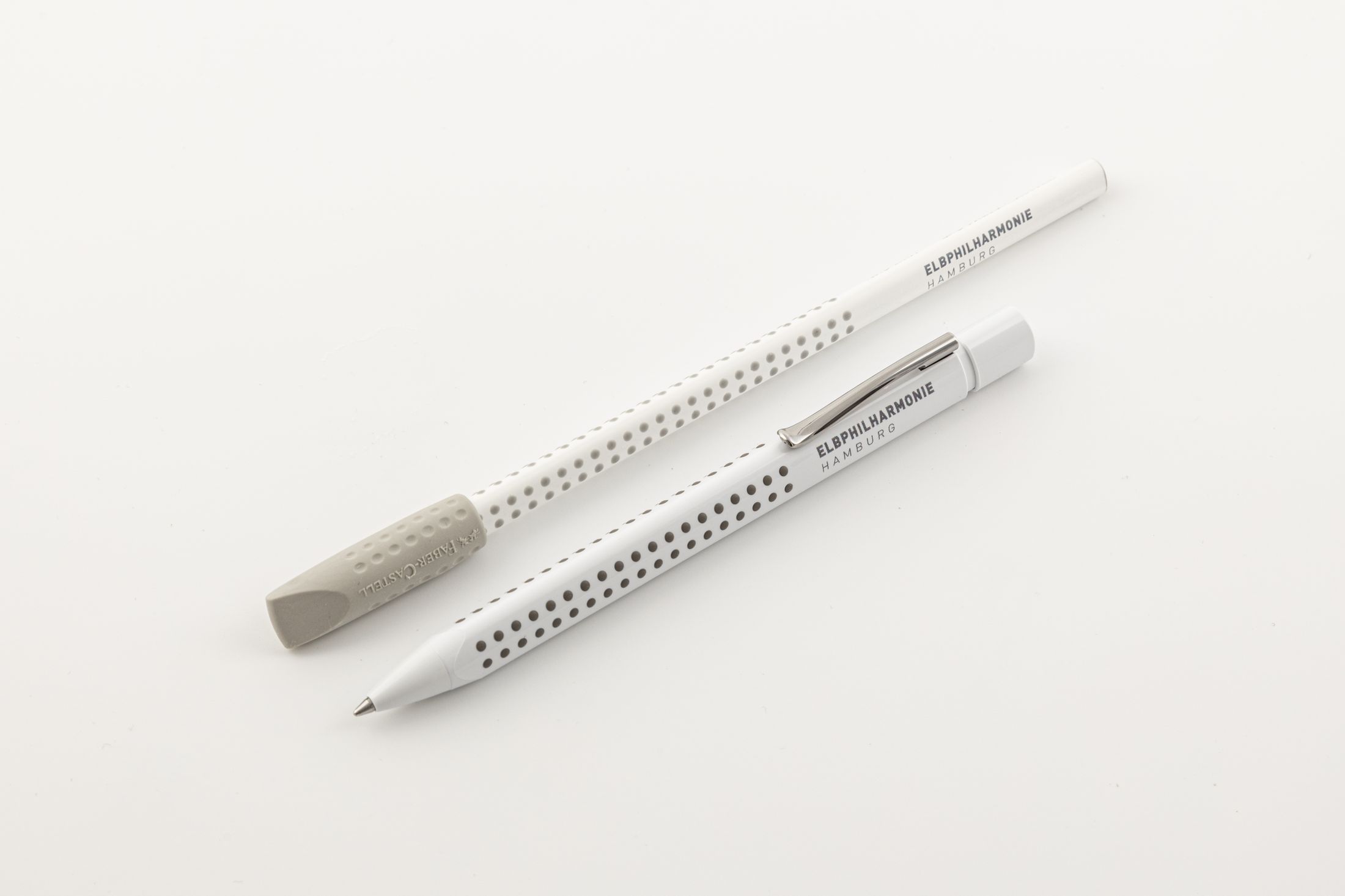 Product photo »Grip Trio Pen Set White Elbphilharmonie«