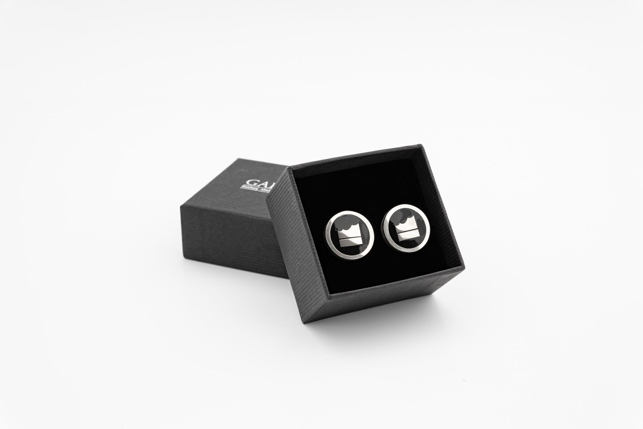 Product photo »Cufflinks Sterling Silver Elbphilharmonie«