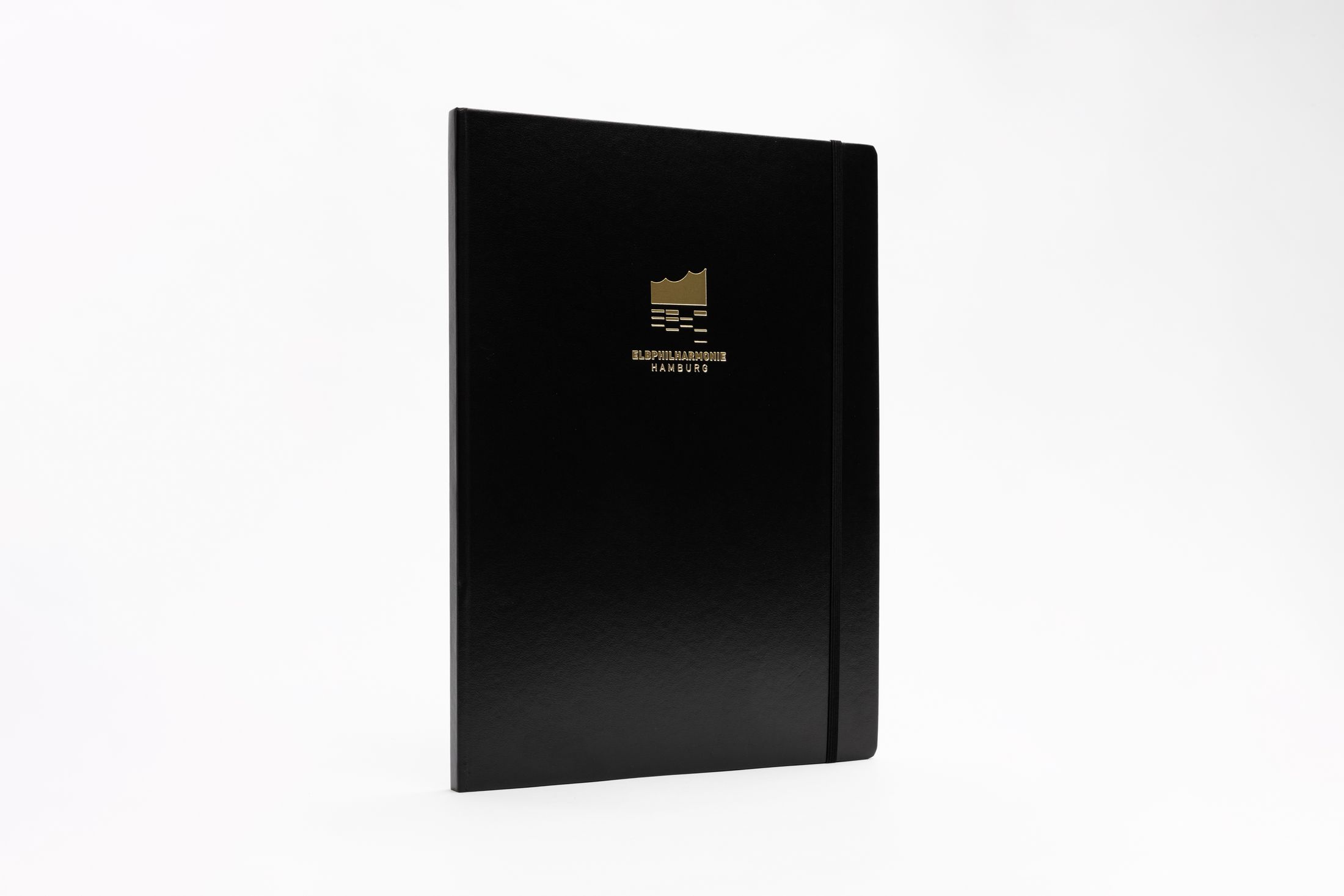 Product photo »Manuscript Note Book A4 Gold Elbphilharmonie«