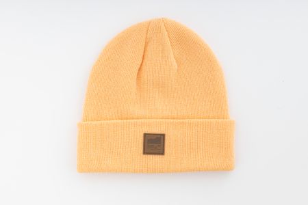 Product photo »Elbphilharmonie Beanie Logo Peach«