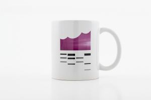 Produktabbildung »Elbphilharmonie Becher Logo Pink«