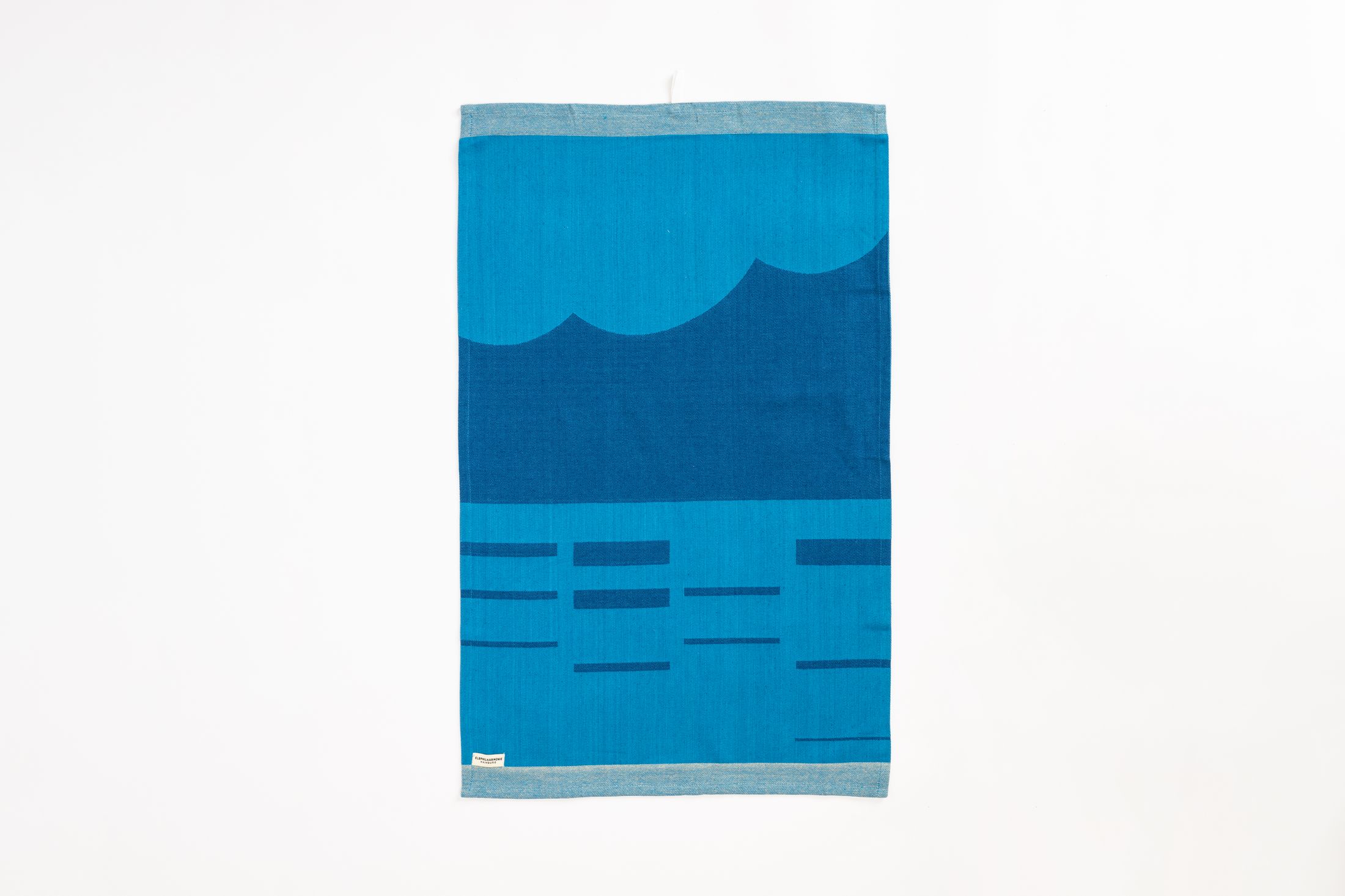 Product photo »Tea Towel Elphi Wave Blue«