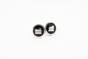 Product photo »Cufflinks Sterling Silver Elbphilharmonie«