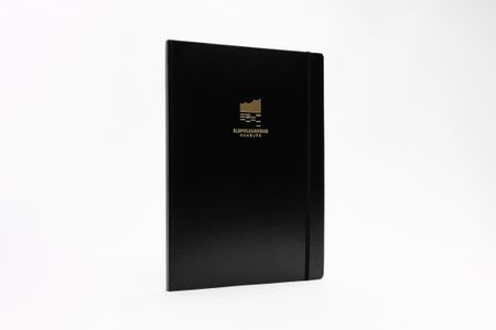 Product photo »Manuscript Note Book A4 Gold Elbphilharmonie«